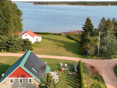 Cottage Home PEI aerial view