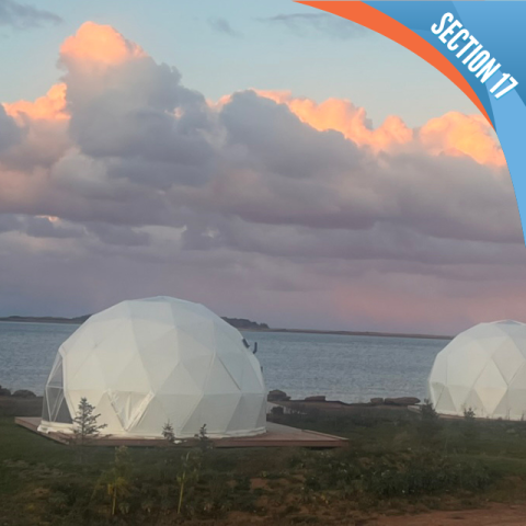 Rustico Resort Golf, Restaurant, Geodesic Domes