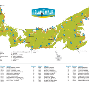 Island Walk Souvenir Map